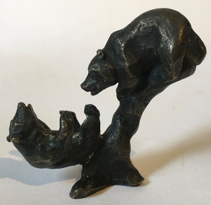 Bronze bear cubs by SIEGFRIED (SIGGY) RUDOLF PUCHTA (GERMAN/CANADIAN, 1933-2015)