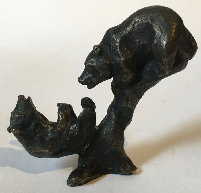 Bronze bear cubs by SIEGFRIED (SIGGY) RUDOLF PUCHTA (GERMAN/CANADIAN, 1933-2015)