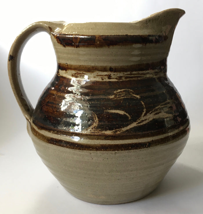 Bryan Haden (South African) stoneware Ceramic jug Studio Art Pottery - Hand Painted