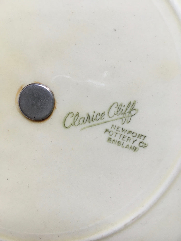 Clarice Cliff Celtic Harvest cake / snack stand hand painted Newport Pottery England