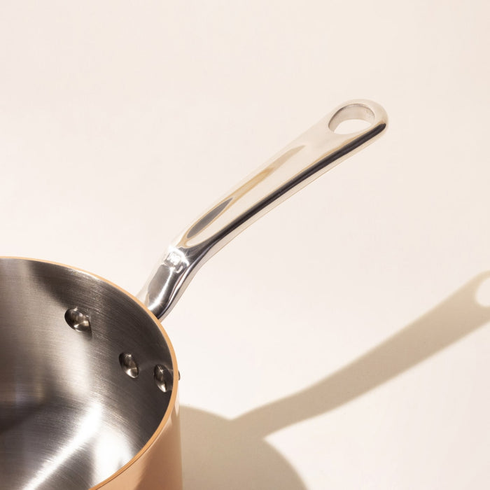 copper saucepan handle
