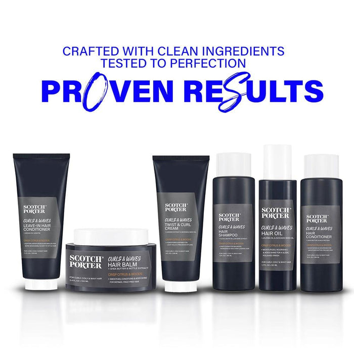 Curls & Waves Hair Conditioner for Men - Scotch Porter