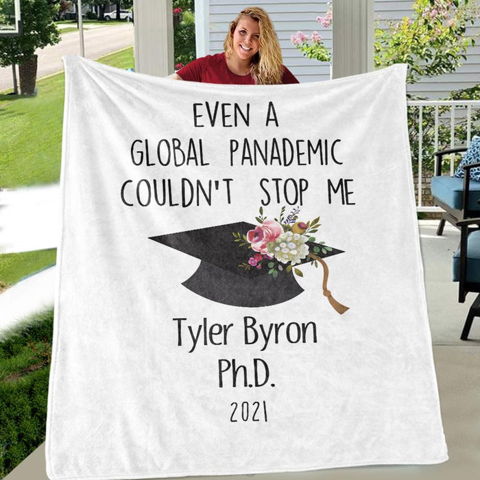 Custom Graduation Fleece Blankets I11