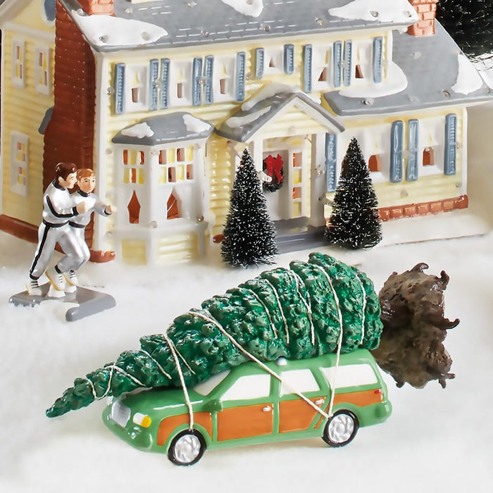Dept 56 Snow Village 2013 Christmas Vacation The Griswold Family Tree #4030743 NIB FREE SHIP OFFER