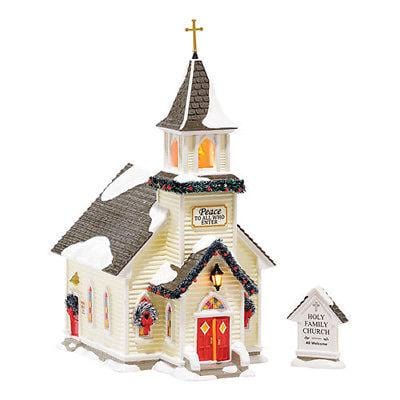 Dept 56 Snow Village 2015 Holy Family Church #4044857 NIB FREE SHIP 48 STATES
