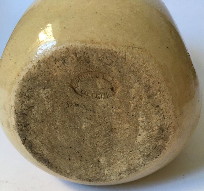 Doulton Lambeth Doulton's Improved foot warmer Saltglaze stoneware c.1890 Antique