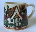 Drostdy Ware Grahamstown Pottery Advertising mug "Parthenon" paint c.1950s (South African)