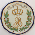Gouda Regina Holland Commemorative wall plate 7th Jan 1937 HUWELYKSFEEST