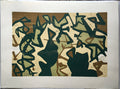 Mark Lawrence Dixon (b.1957) Abstract print "THE HUNT" A/P 2 dated 90 (South African Artist)