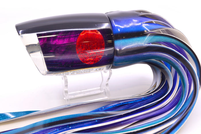 Marlin Magic Purple MOP Black Back Red Eyes XL Ruckus 16" 14oz FT Vinyl Skipjack