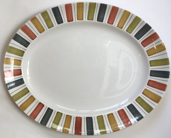 Midwinter Modern MEXICANA designed by Jessie Tait large platter Hand Painted c.1960s