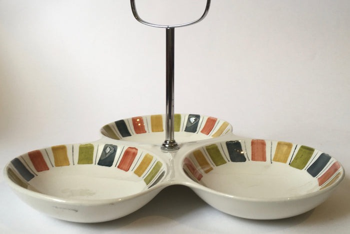 Midwinter Modern MEXICANA designed by Jessie Tait snack dish Hand Painted c.1960s