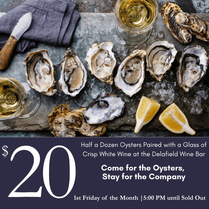 Oysters at the Wine Bar October - Delafield Only