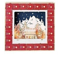 Roman 13" LED Cabin/Deer Countdown w/Red Drawers #132609   Free Shipping 48 States  2019