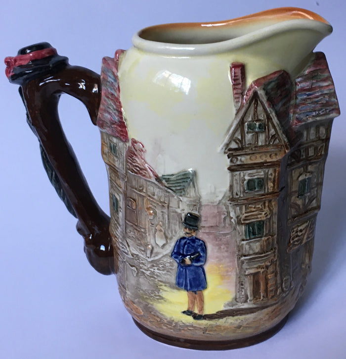 Royal Doulton Dickens Relief jug Sairey Gamp D 6395 from Martin Chuzzlewit
