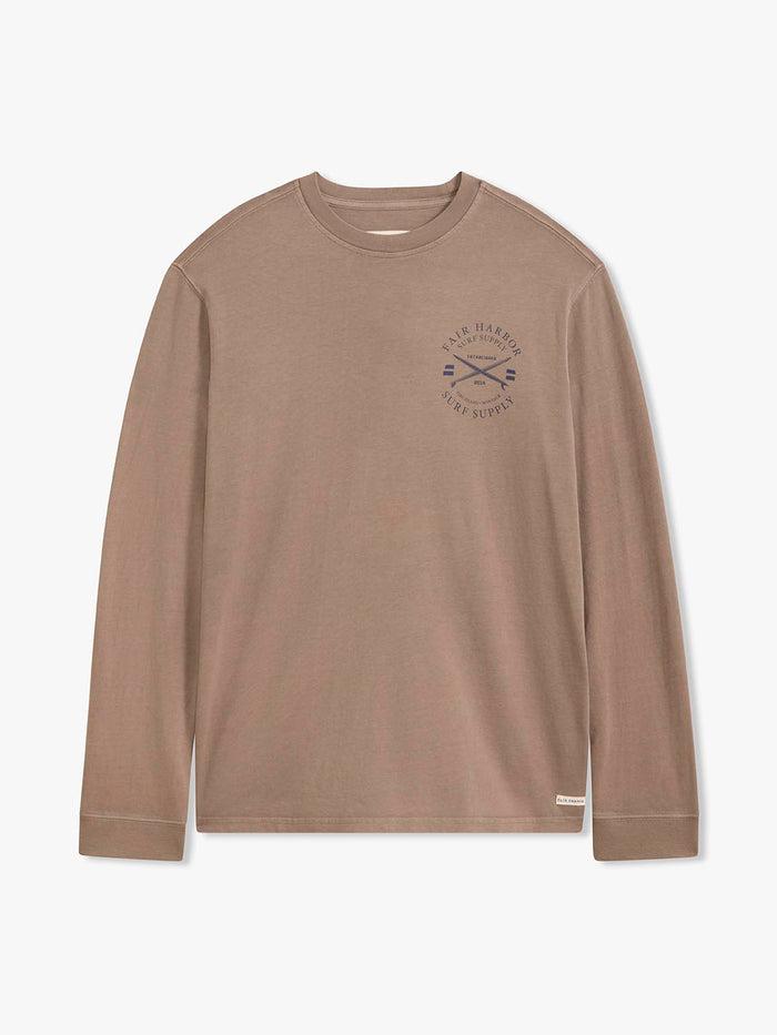 Saltaire Long Sleeve Graphic Tee | Archival Crest