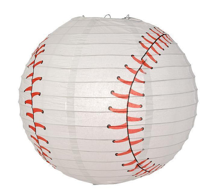 San Francisco Pro Baseball 14-inch Paper Lanterns 5pc Combo Party Pack - Dark Orange, Black, Gold, & Beige - PaperLanternStore.com - Paper Lanterns, Decor, Party Lights & More