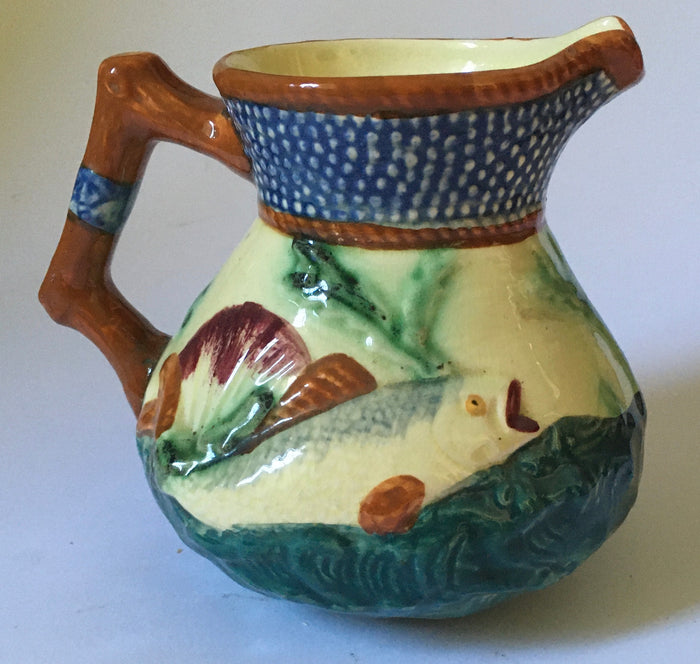 Shorter & Son Fish Jug Hand Painted Art deco Clarice Cliff shape