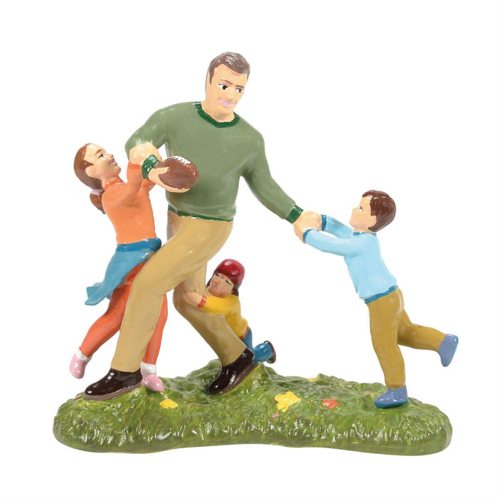 Snow Village Halloween Let's Get Dad
