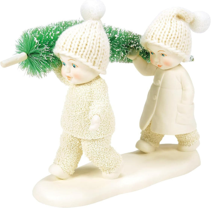 Snowbabies Woodland Wonder Sprucing Up