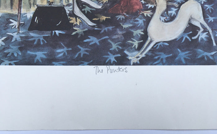 Sue MACARTNEY-SNAPE (1957) Numbered Print 290/600 The Punters - Internationally recognised artist