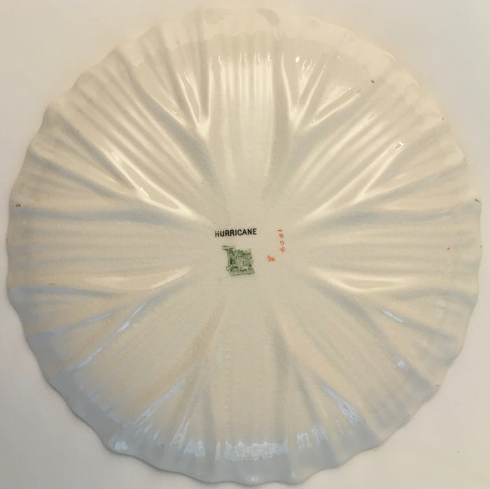 Tuscan Decoro Pottery England "Hurricane" Aeroplane plate - (1933-1949)